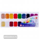 Акварель медовая "Классика" 18 цветов, без кисти