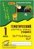 Барылкина. Зачетная тетрадь. Тематический контроль знаний учащихся. Окружающий мир 1 класс. ФГОС