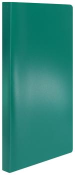 Папка с файлами LITE А4 60 файлов, пластик 500 мкм, зеленая