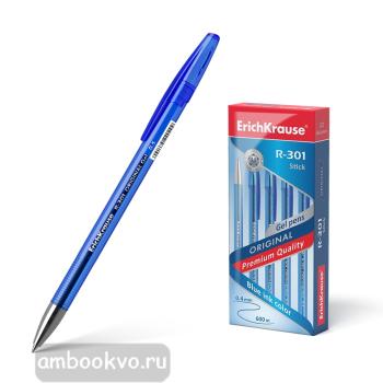 Ручка гелевая R-301, 0,5мм, синяя (ErichKrause)