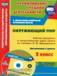 Чеботарёва. Окружающий мир. 2 класс. Рабочая программа и технологические карты уроков по учебнику Н.Ф. Виноградовой. Презентации к урокам в мультимедийном приложении. ФГОС