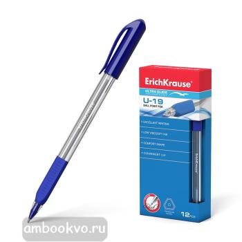 Ручка шариковая U-19, 0,6мм, синяя, треугольный корпус (ErichKrause)