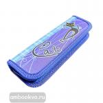 Пенал 1 отделение на молнии. Ламинированный картон и ткань. Коты