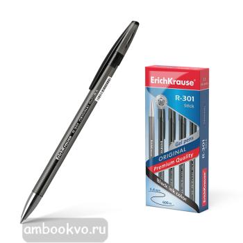 Ручка гелевая R-301, 0,5мм, черная (ErichKrause)