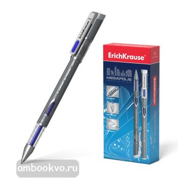 Ручка гелевая Megapolis, 0,5мм, синяя (ErichKrause)