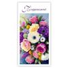 Конверт для денег "Поздравляем!", цветы (5КХ-237) - Конверт для денег "Поздравляем!", цветы (5КХ-237)