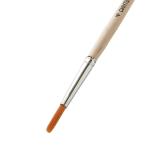 Кисточка "Синтетика" деревянная, круглая, №4