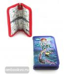 Пенал 1 отделение на молнии. Ламинированный картон и ткань. Озорные девчонки