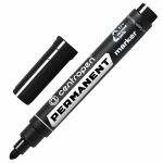 Маркер перманентный CENTROPEN 8566, ЧЕРНЫЙ, толстый наконечник, 2,5 мм