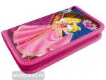 Пенал 1 отделение на молнии. Ламинированный картон и ткань. Сказочные красотки