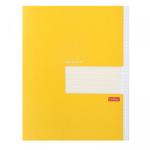 Тетрадь "Цветная" Желтая в клетку с полями, 48 листов, формат А5