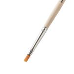 Кисточка "Синтетика" деревянная, плоская, №2