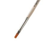 Кисточка "Синтетика" деревянная, плоская, №4