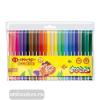 Фломастеры классические смываемые, круглый корпус, 24 цвета, в блистере