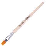 Кисточка "Синтетика" деревянная, плоская, №12