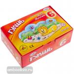 Краски гуашевые 6 цветов "Мультики", 120 мл