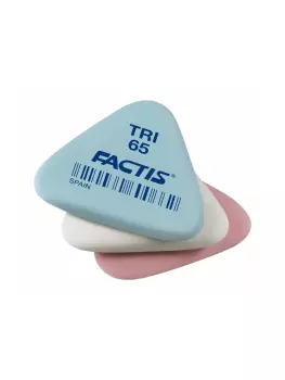 Ластик FACTIS TRI 65, 36х33х6мм, треугольный, синтетический каучук