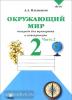 Плешаков. Окружающий мир 2 класс. Тетрадь для тренировки и самопроверки. Часть 2. ФГОС