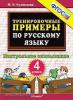 Тренировочные примеры по русскому языку. Контрольное списывание. 4 класс. ФГОС