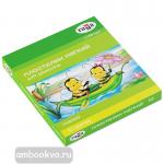 Пластилин "Пчелка" 10 цветов 123 грамма с добавлением воска. Картонная коробка со стеком