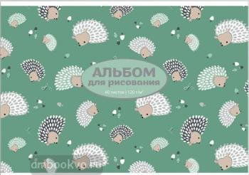 Альбом для рисования 40 листов на отрывной склейке (BG)