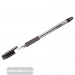 Ручка шариковая, масляная PILOT BPS-GP-M-B чёрная, 1 мм, резиновый упор для пальцев