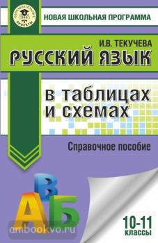 Новая школьная программа. Русский язык в таблицах и схемах. Справочное пособие. 10-11 классы