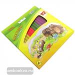 Пластилин "Пчелка" 12 цветов 147 грамм с добавлением воска. Картонная коробка со стеком